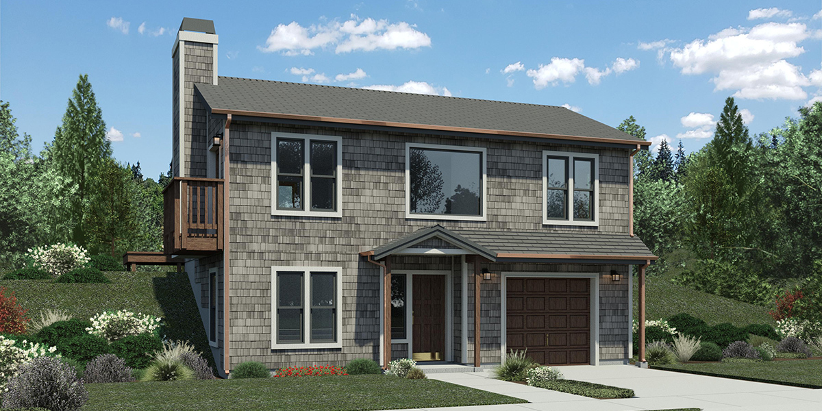 9903 Small Beach cabin home plan